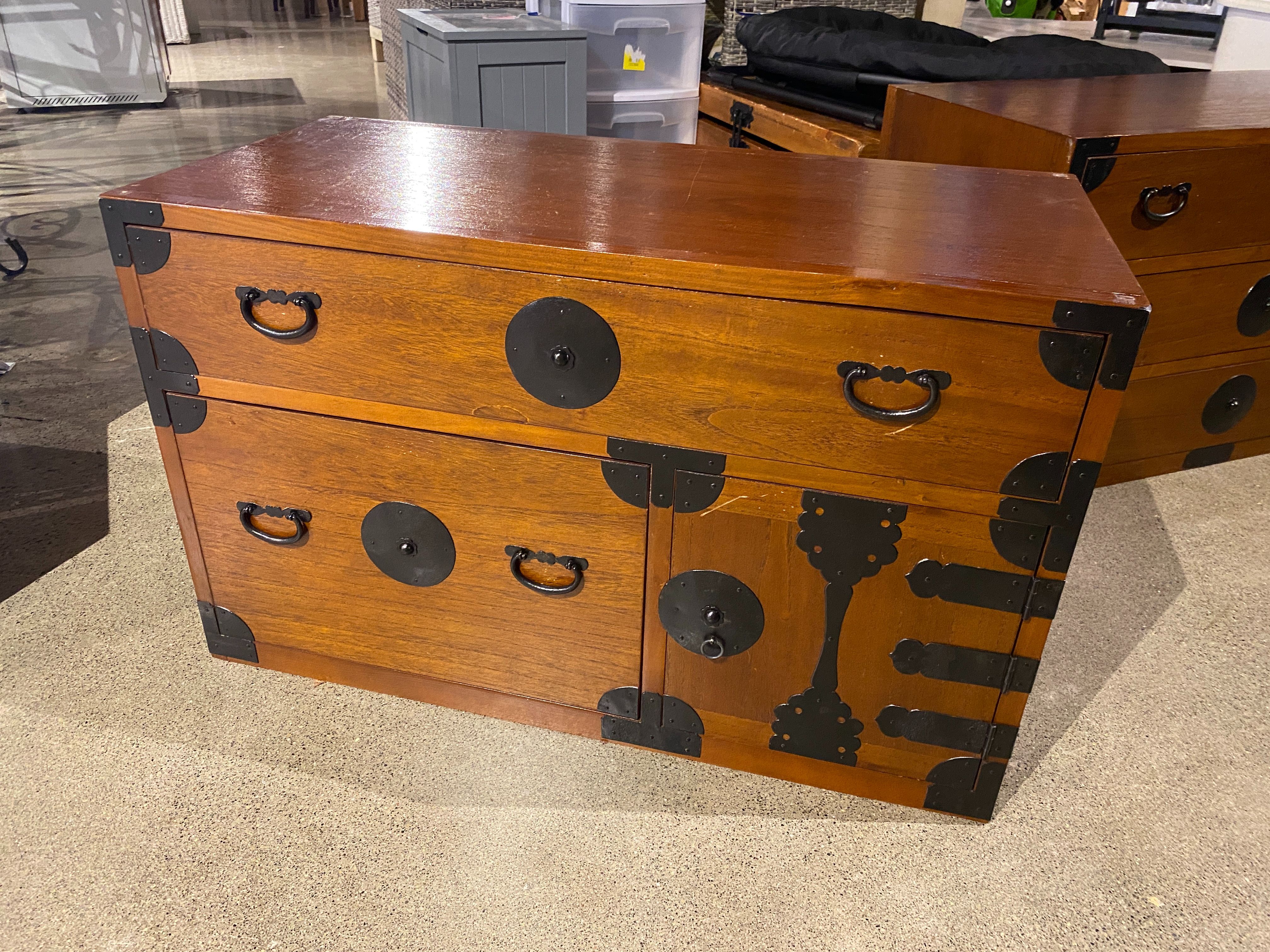 Japanese Tansu Chest with Two Drawers