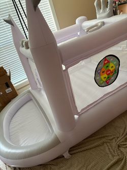 White bounce house for sale