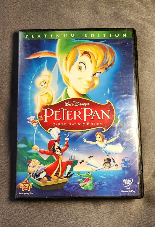 Peter Pan Walt Disney Dvd