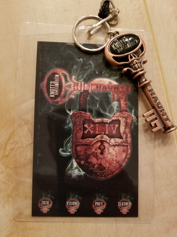Knott's Scary Farm Skeleton Key ππ