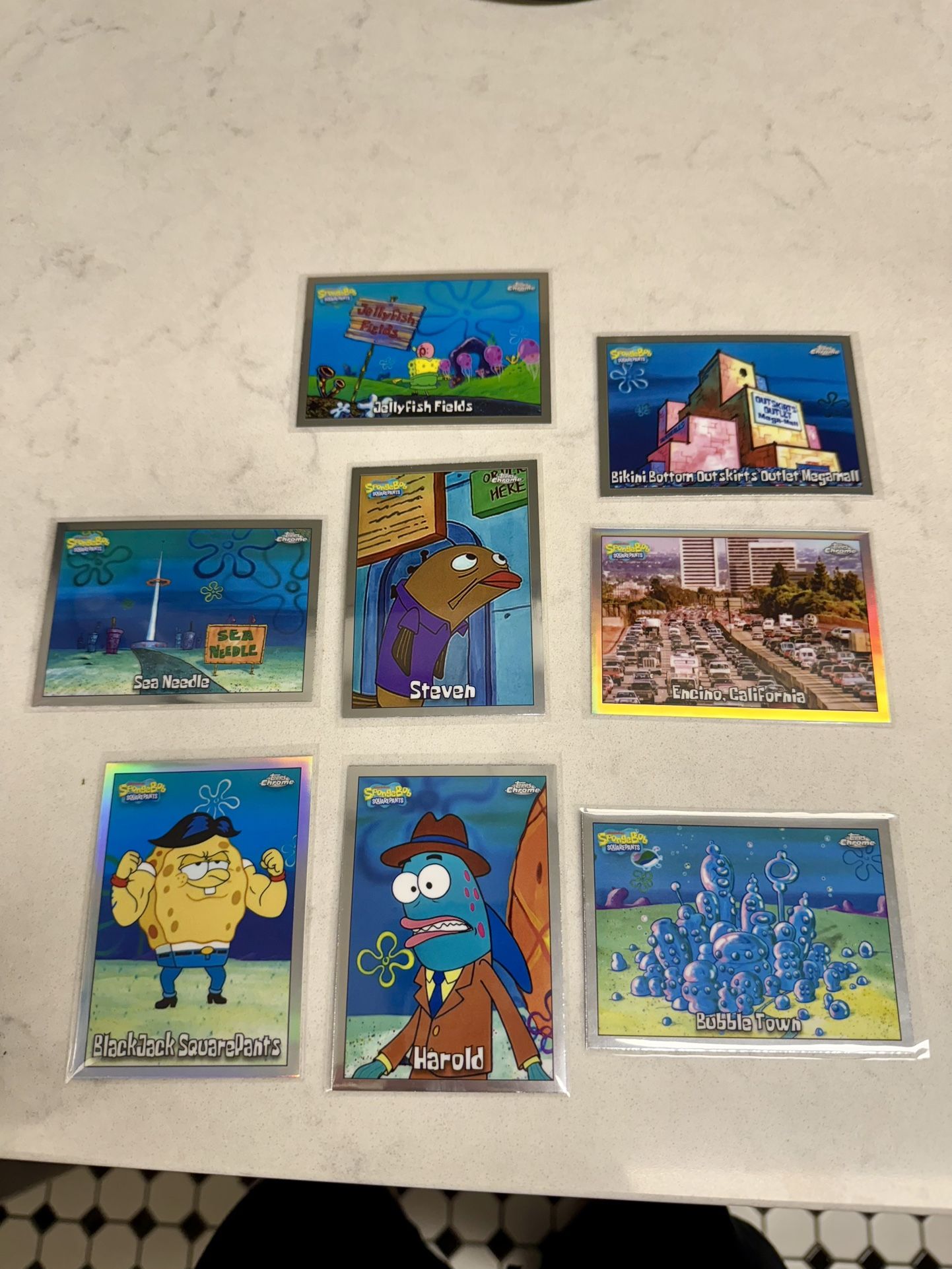 Topps Chrome SpongeBob Card Singles