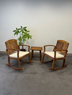 Brand New! Suncrest 3-Piece Outdoor Patio Rocking Chair Set