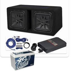 NEW POWERFUL BASS PACKAGE KICKER L7s 12” INSTALLED