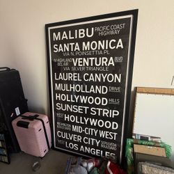 LA giant art piece