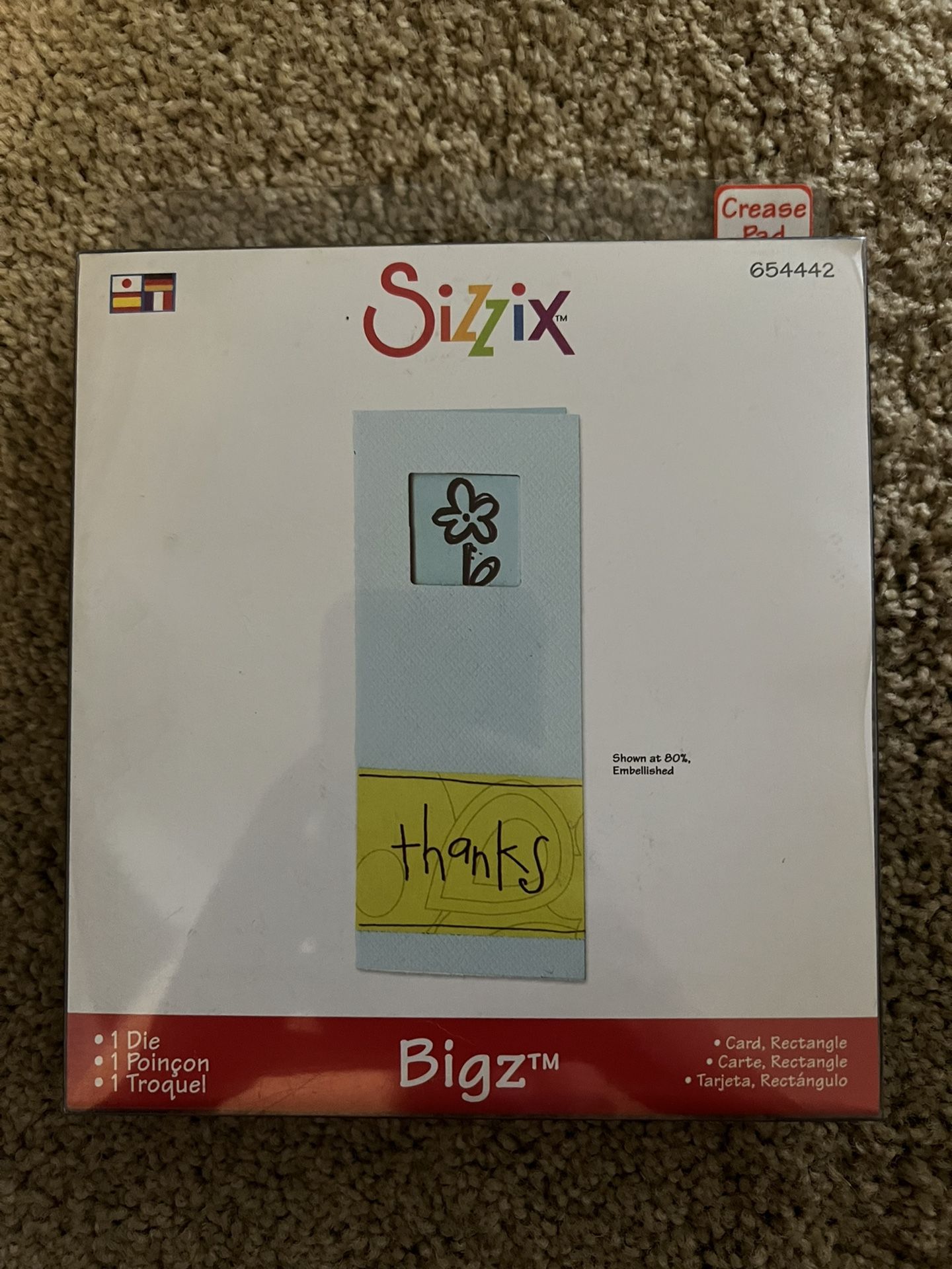 Sizzix Bigz Card, Rectangle