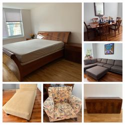 High end Italian furniture set - 15 mostly large pieces
