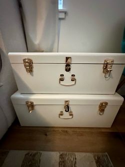 Vintage-Style Trunks - Set of 2 (OBO)