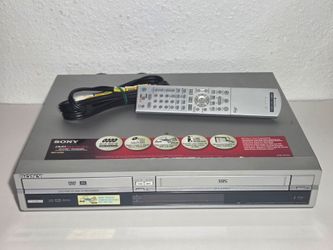 Sony RDR-VX500 VCR VHS DVD Recorder Combo Player With Remote & AV Cables