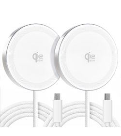 New-25W Qi2.2 Magnetic Wireless Charger: Qi Flat Charging Pad for iPhone 17 16 15 14 13 12 Pro Max, Samsung Galaxy S26 S25, Google Pixel, AirPods-Slim