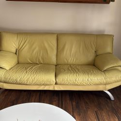 Yellow Green Couch 