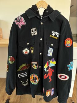 Supreme Patches Hooded Zip Up