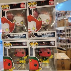 Pennywise With BALLOON Vision Halloween   FUNKO POP 