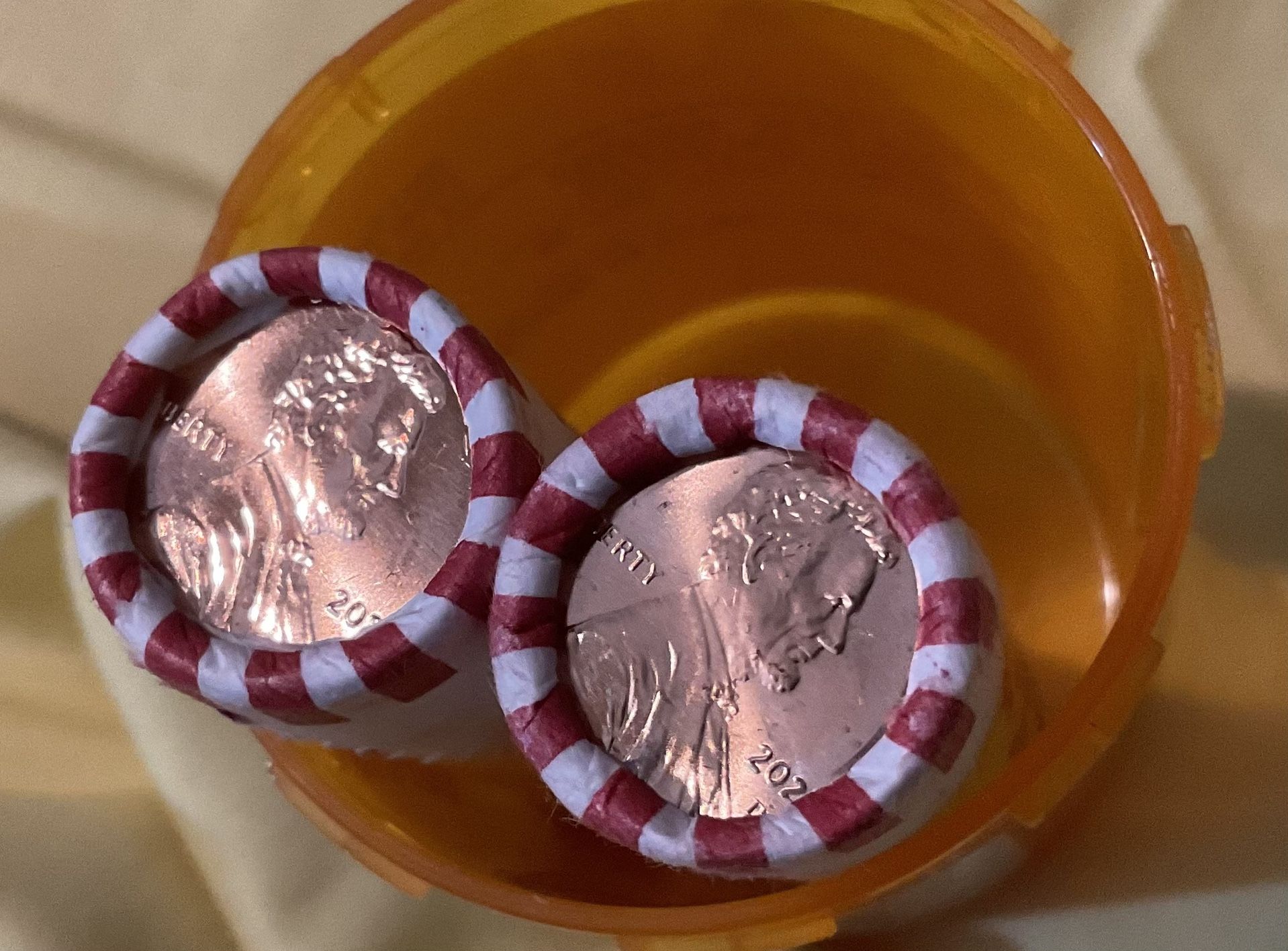 2025 Unopened Uncirculated Penny Rolls ( 2 )