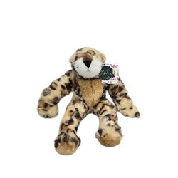 Vintage Chrisha Playful Plush Leopard Plush Stuffed Animal 14" H NWT Rare 