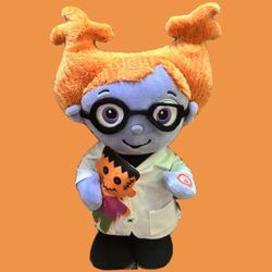 Hallmark Maddie Mad Orange and Blue Scientist Plush Toy