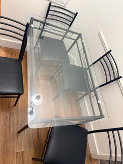 Juego de comedor de 4 sillas
