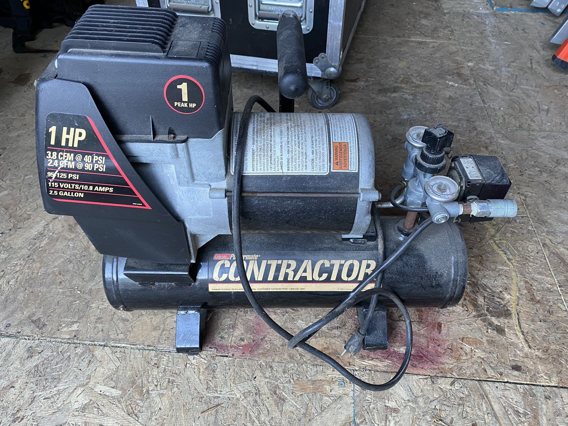 Portable contractors, Air Compressor
