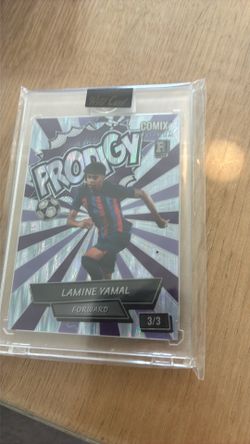 Prodigy lamine yamal 3/3 numbered card