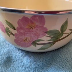 Vintage New Ceramic Desert Rose Franciscan Mixing Bowl Set