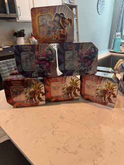 Pokemon Destinies Paradox Tins 