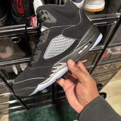 AIR JORDAN 5 BLACK METALLIC REIMAGINED (⬇️READ DESCRIPTION)