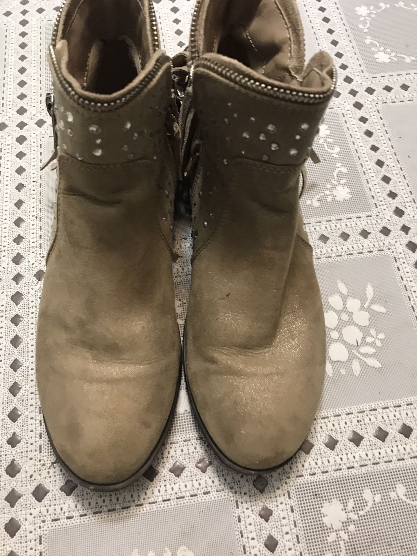 Justice girls boots size 7 youth