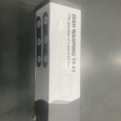 FEPPO Food Warming Mat, Upgrade High-tech Graphene Heating Film, Fast Full Surface Electric Warming Tray with 6 Level Adjustable Temperature and 6 Hou