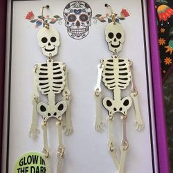 Skeleton Earrings 