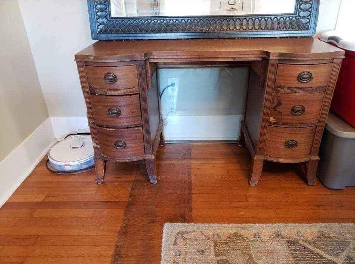 Solid Wood Antique Desk 