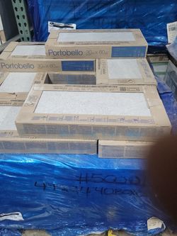 Floor Porcelain tile 12in x 24in $.69 cents /sqft Box 15.72sqft $10.84