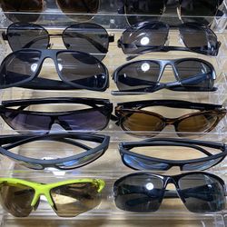 Multiple Sun Glasses, Sunglasses, Ray Bans, Carrera, Oakley, Nike, Maui Jim, Gucci And Much More 