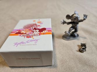 Mikey mouse pewter and charm