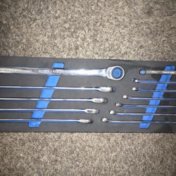Blue Power double box  Ratcheting Wrenches 