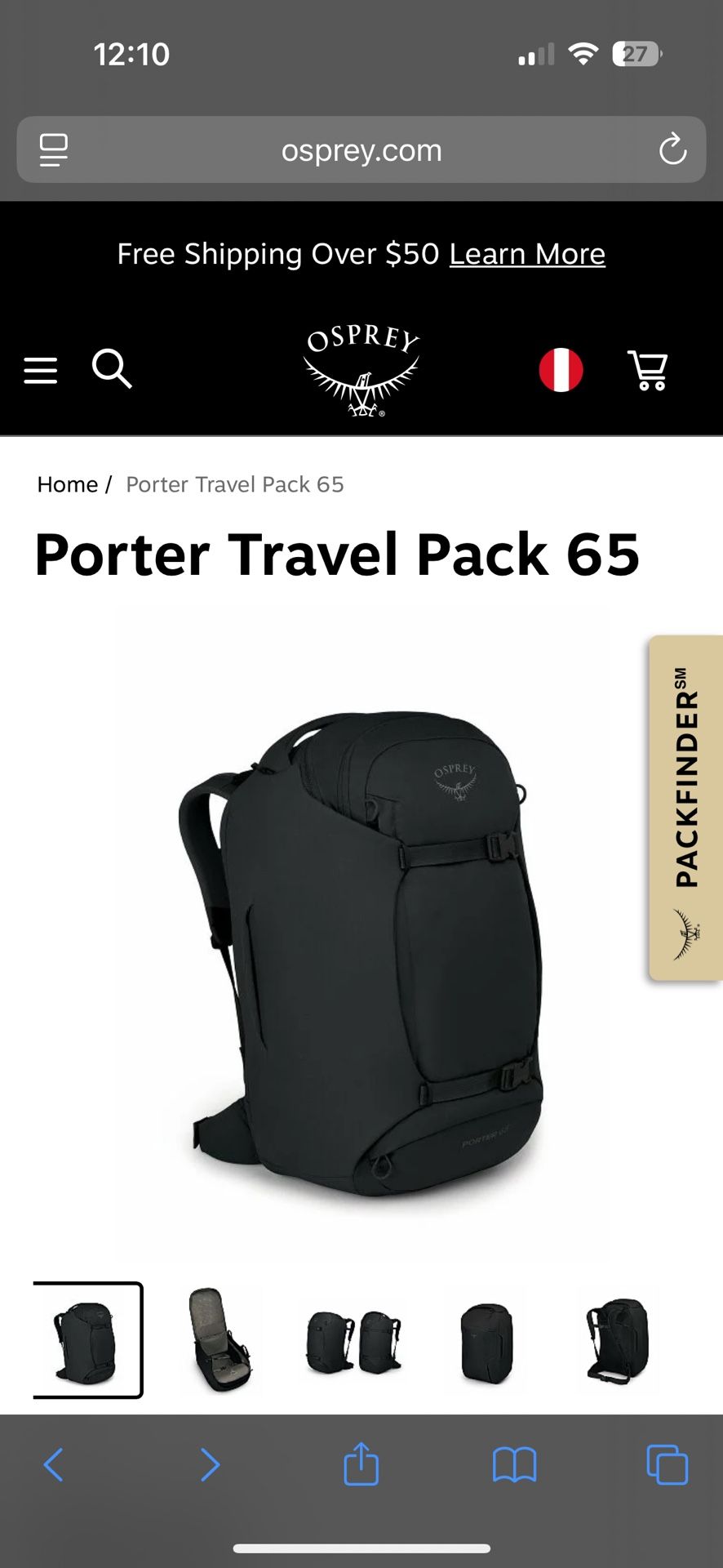 Osprey Porter65 BRAND NEW W TAGS. Get an Awesome Quality Backpack 🎒 at over half the cost!!!!!!