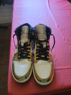 Golden Jordan 1s