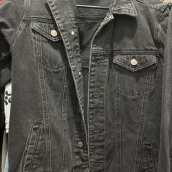 Denim Black Jacket 