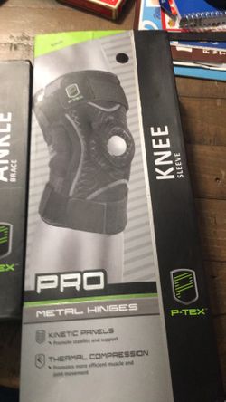 X lg ankle brace and small knee brace 20 each