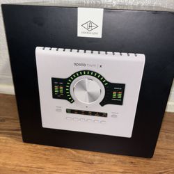 UNIVERSAL AUDIO APOLLO TWIN X  Interface Brand New In The Box Never Used Or Open Inspection Is Ok Upon purchasing item