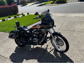 05 sportster 1200 custom low miles!