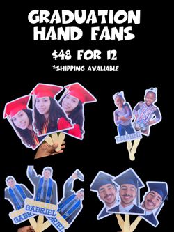 Graduation Hand Fans