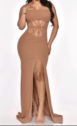 Nude Mermaid Dress