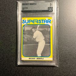 Mantle / Mays Graded Baseball Cards- Your Choice $24