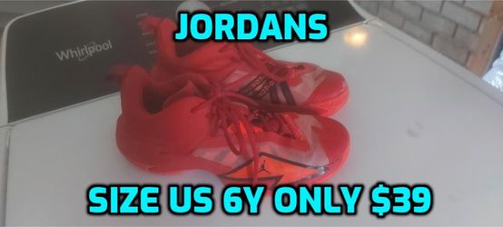 Bright Red JORDANS By Nike