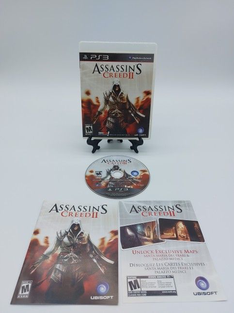 Assassins Creed II 2 Sony PlayStation 3 PS3 Video Game Complete CIB