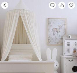 Selling BRAND NEW Vanilla Canopy For Nursery/kids Room