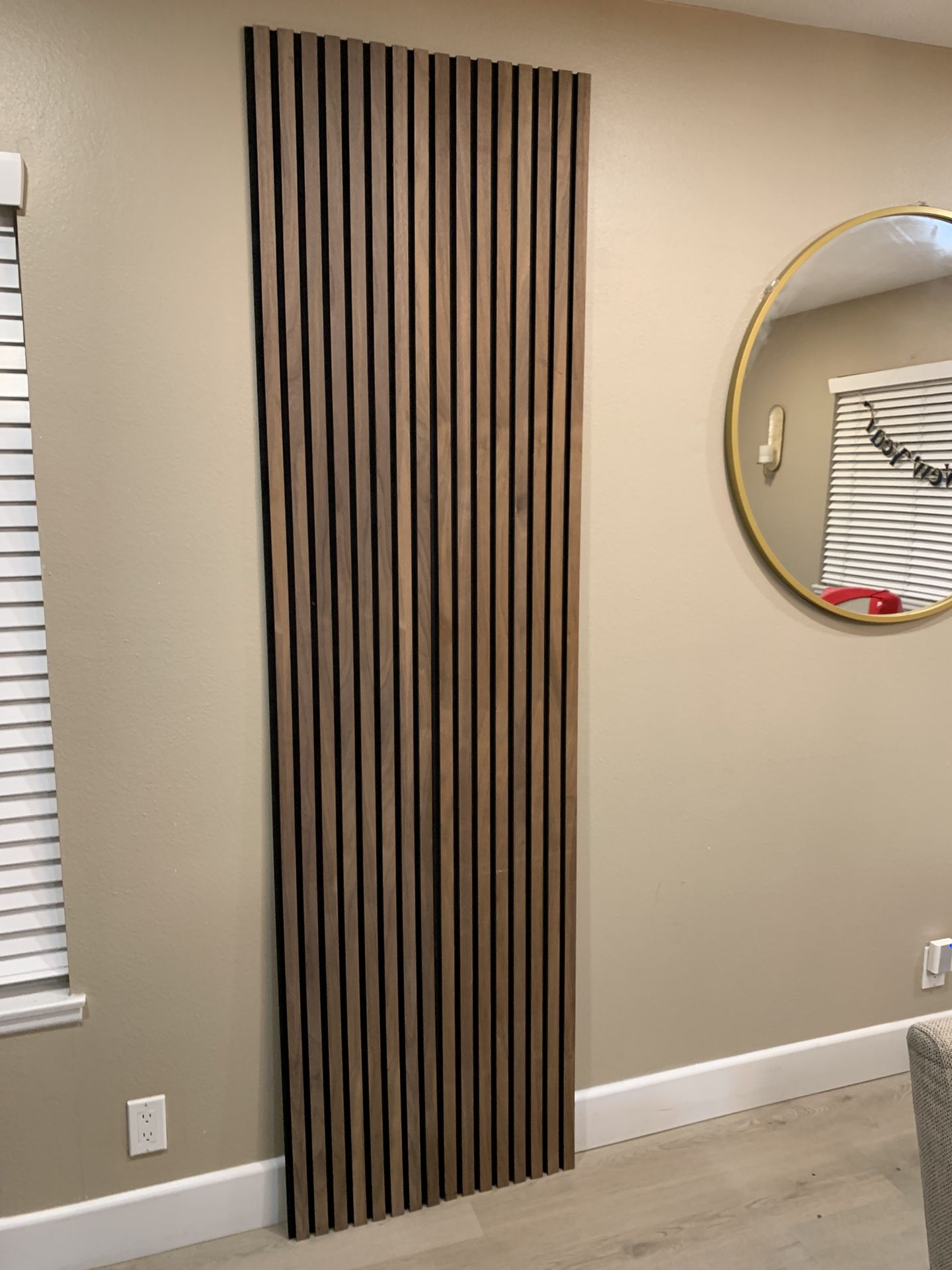 Wooden Walnut Acoustic Slat Wood Wall Panels