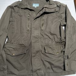 Anthropology Skies are Blue Olive Green Jacket Size L