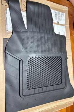 All-Weather Floor Mats – 4pc Set Black for Cadillac CT4 2021