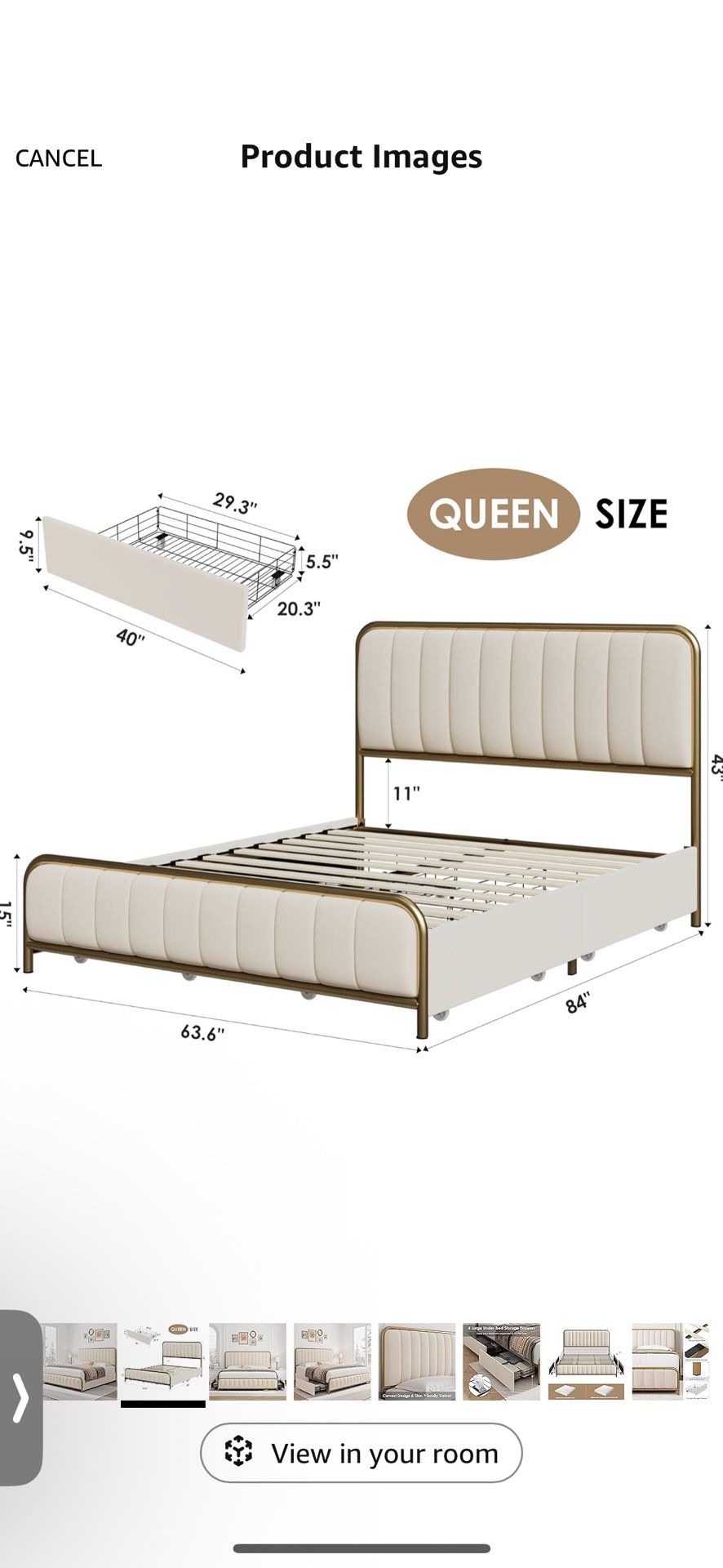 Queen Bed Frame