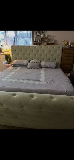 California king size sleigh bed